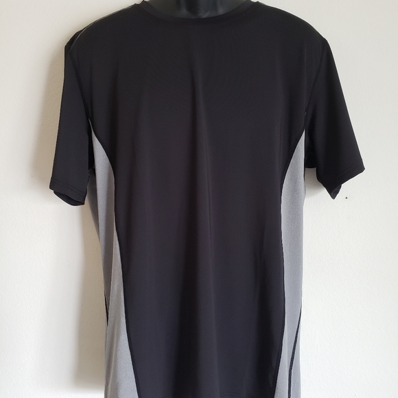 Unbranded Mens Black Active Workout Shirt 2XL - Picture 2 of 7